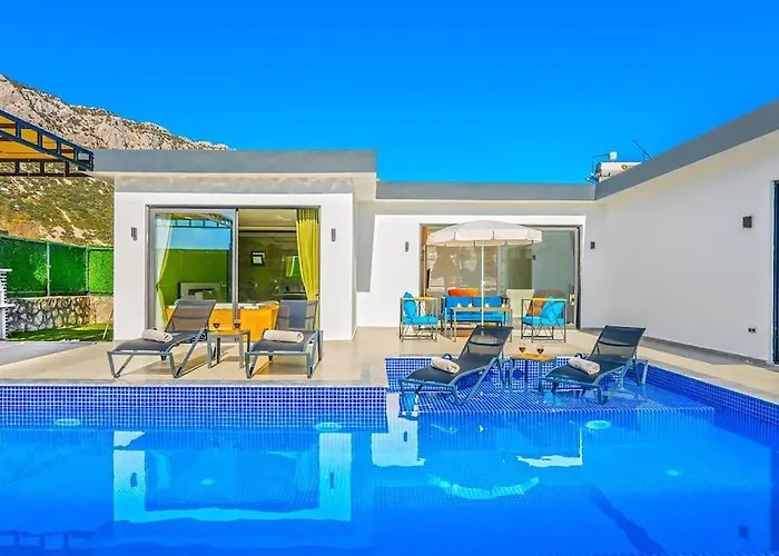 Ortac 1 Doga Icerisinde, Korunakli Villa Kas